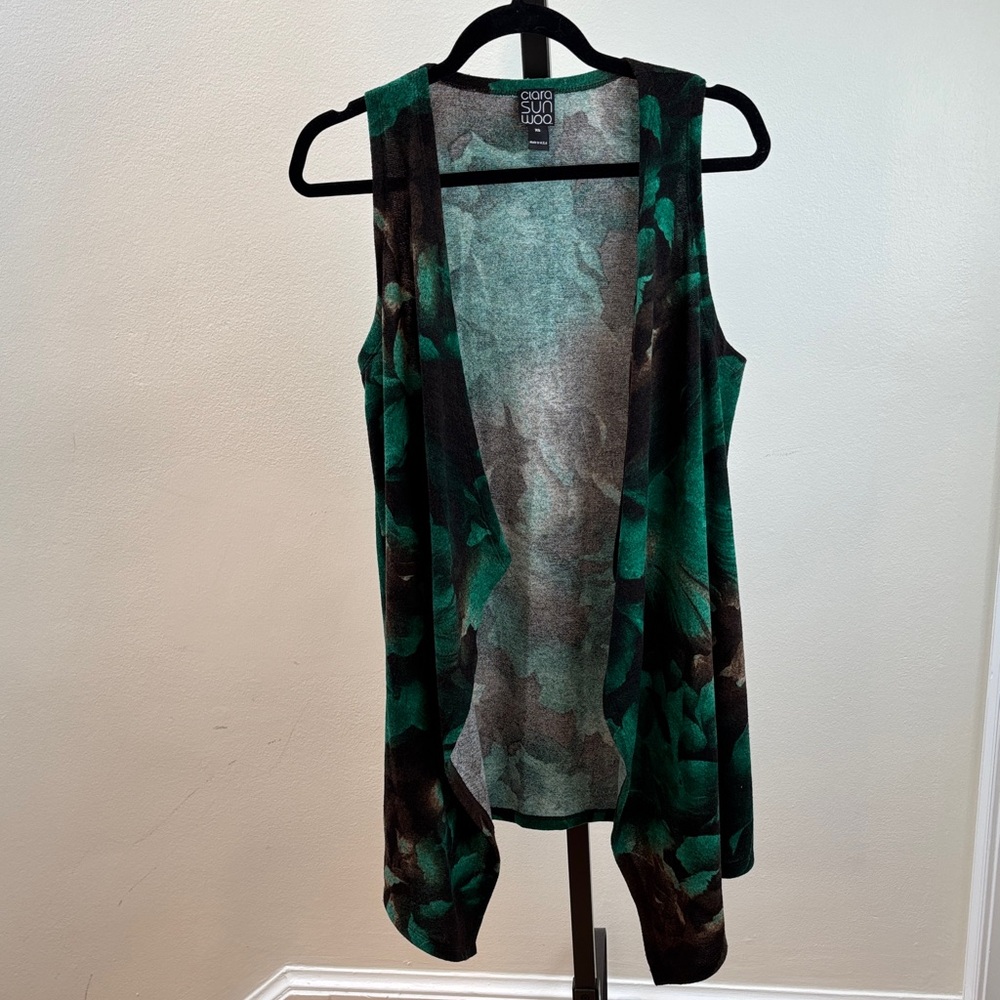Sleeveless CoverUp Tunic Vest for Layering